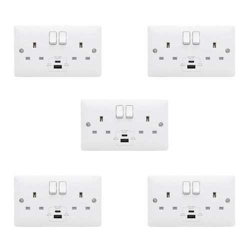 Pack gang usb - gang, socket