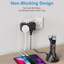 Mscien Double Plug Adapter