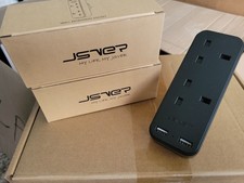 JSVER Double Plug Adapter with