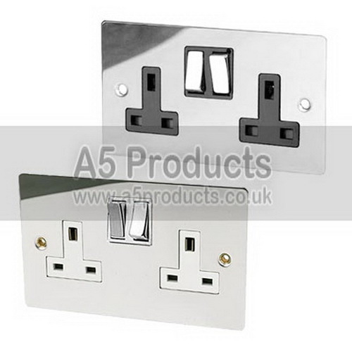 Amp wall double plug socket - plug,