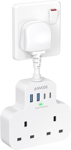 Anvode 2way plug extension - plug,