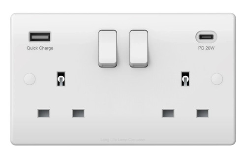 Double wall plug - wall, 2