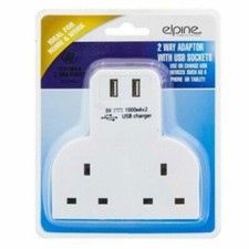 2 GANG PLUG  WALL SOCKET