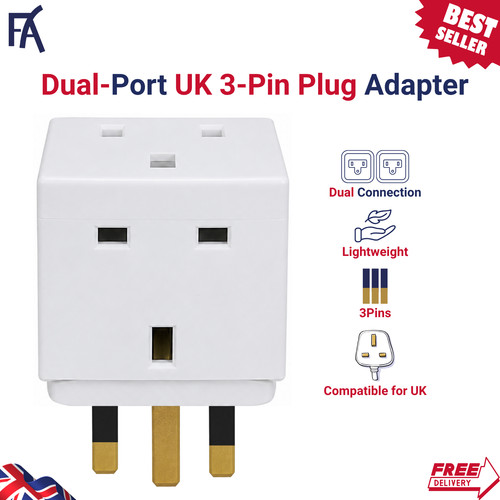 Way pin adaptor 13 amp - 2,