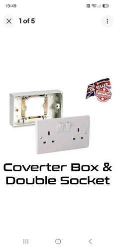 Volex double wall socket - volex,