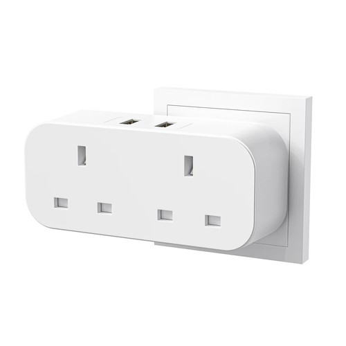 Double plug adaptor - double,