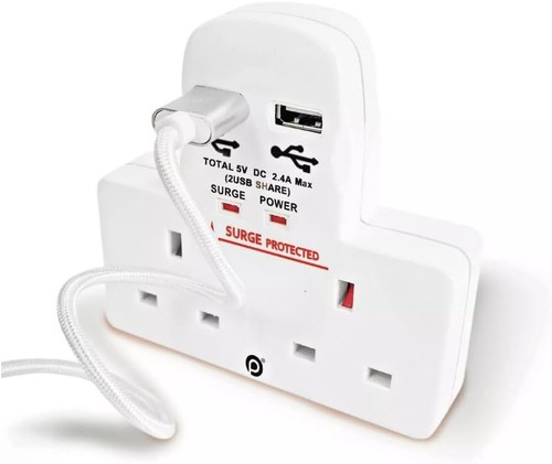Way gang dual usb - 2,