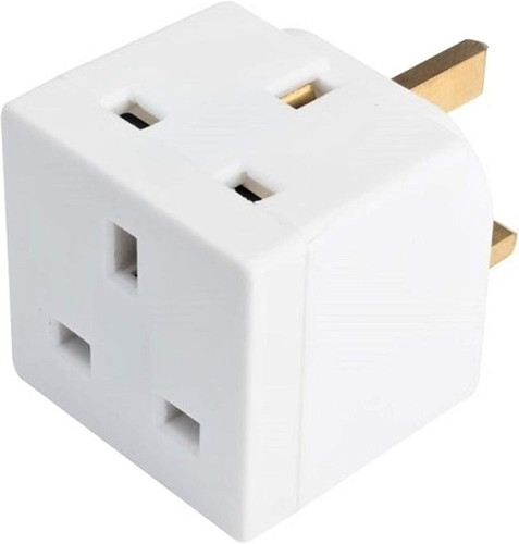 Way double plug adaptor - way,