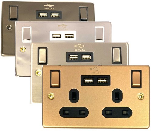 Double wall plug - wall, gang