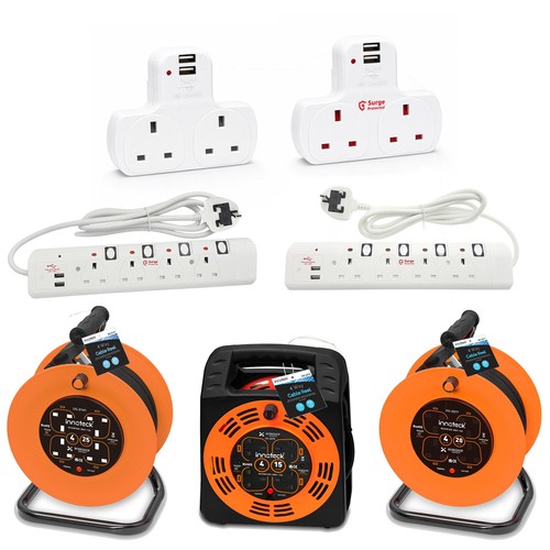 Multi plug extension lead 3 - extension,