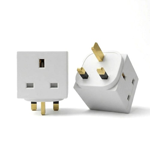 Double plug adapter 2 way - double,