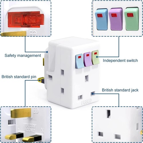 Way plug adapter multi - way, uk