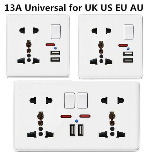 Universal 13a double wall plug - 13a,