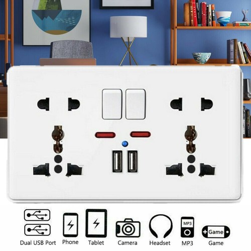 Double gang electrical plug - electrical,