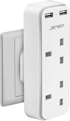 Double plug adaptor with - plug, 2