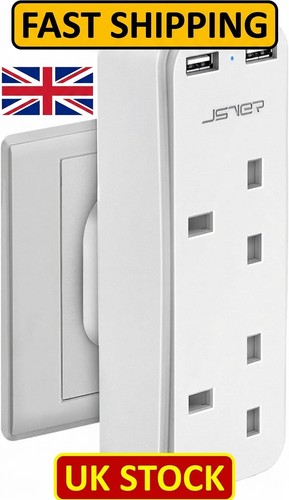 Double plug adapter way - uk,