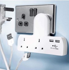 Status USB Double Plug Adapter